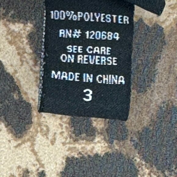 Torrid Women's semi Sheer Leopard Print Top Size 3X plus Animal Blouse - Picture 5 of 9